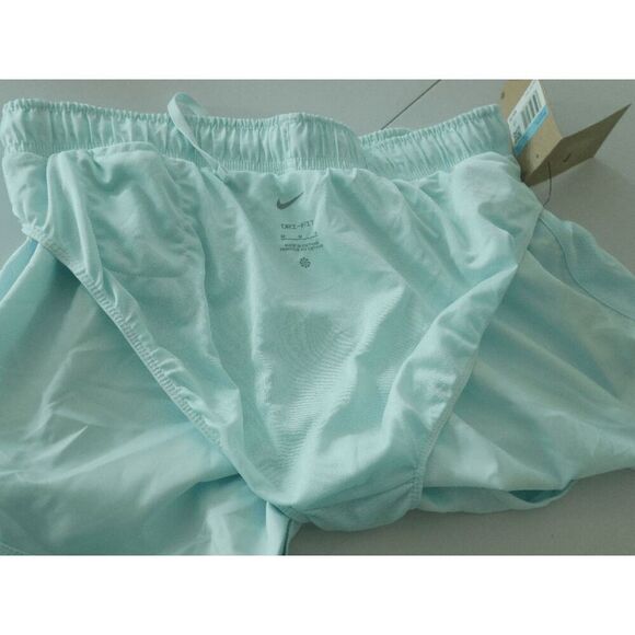 Nike Women's Dri-FIT Tempo Mid-Rise Brief-Lined Running Shorts M Blue Tint Color - Picture 7 of 9